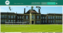 Desktop Screenshot of headingtonoxfordsummerschool.co.uk